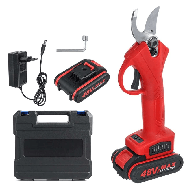 Kabellose ergonomische Gartenschere mit starkem Schneidmechanismus für präzises Arbeiten