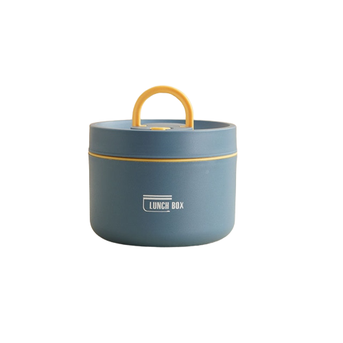 Isolierte Edelstahl-Lunchbox mit Tragetasche