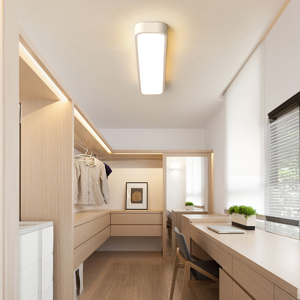 Nordische LED Deckenleuchte – länglich, dimmbar & modern
