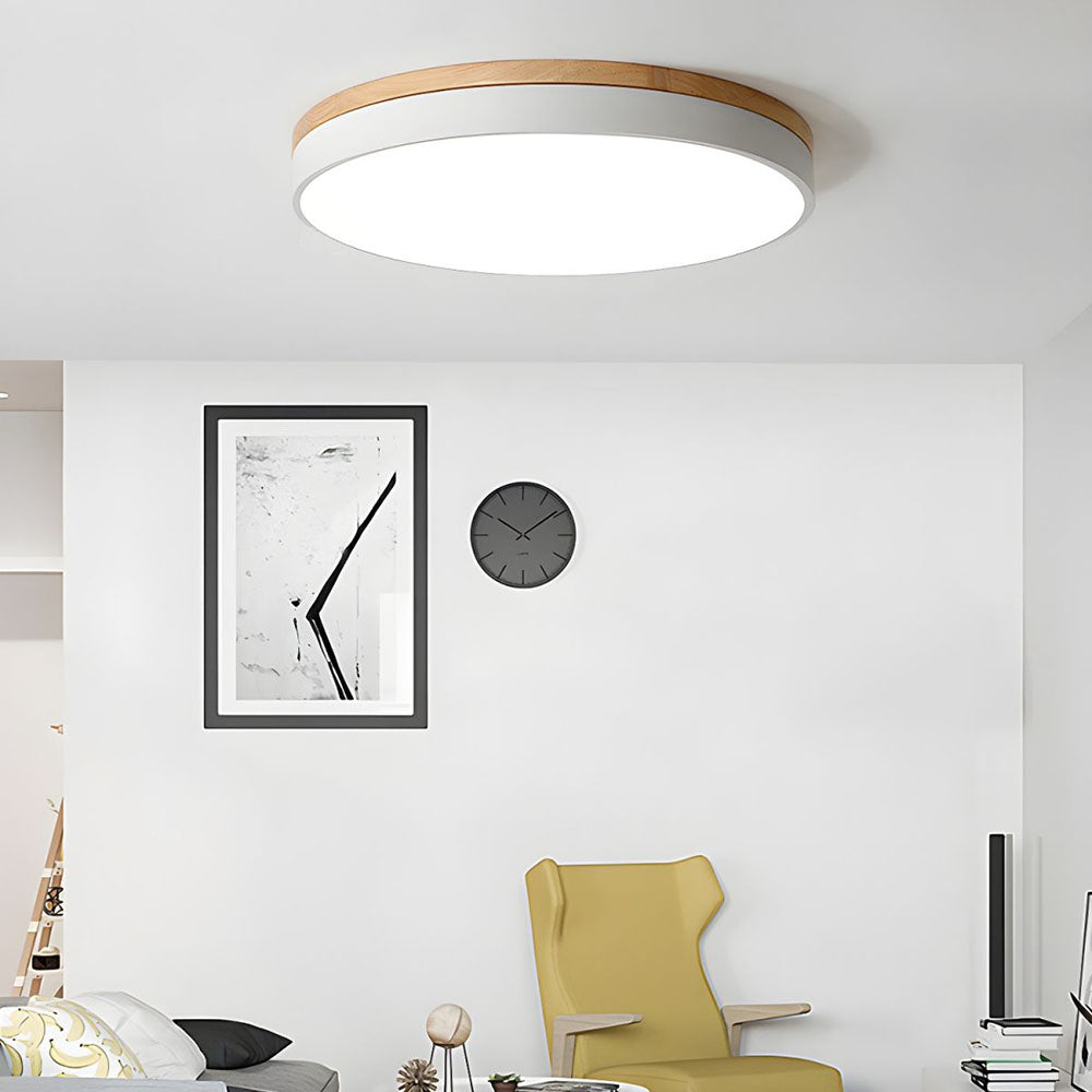 Moderne LED Deckenleuchte mit rundem Design für Wohnzimmer und Schlafzimmer