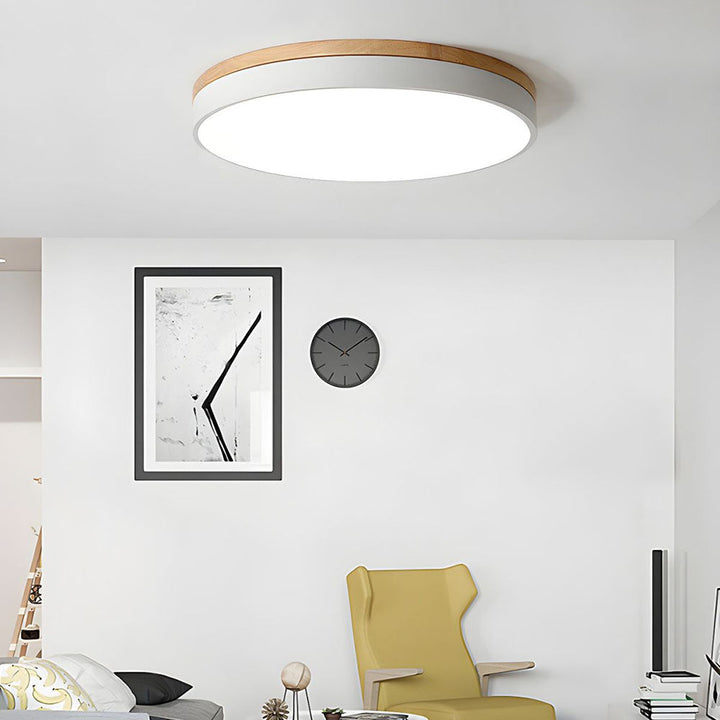 Moderne LED Deckenleuchte mit rundem Design für Wohnzimmer und Schlafzimmer