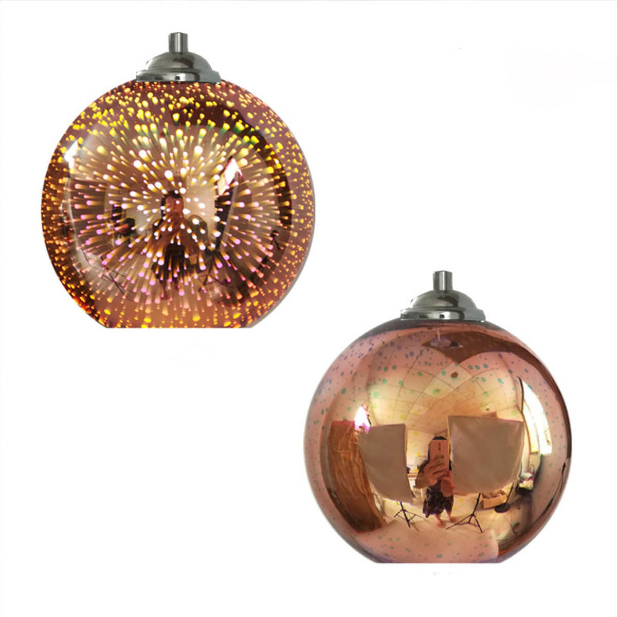 Kreative 3D Feuerwerk Pendelleuchte