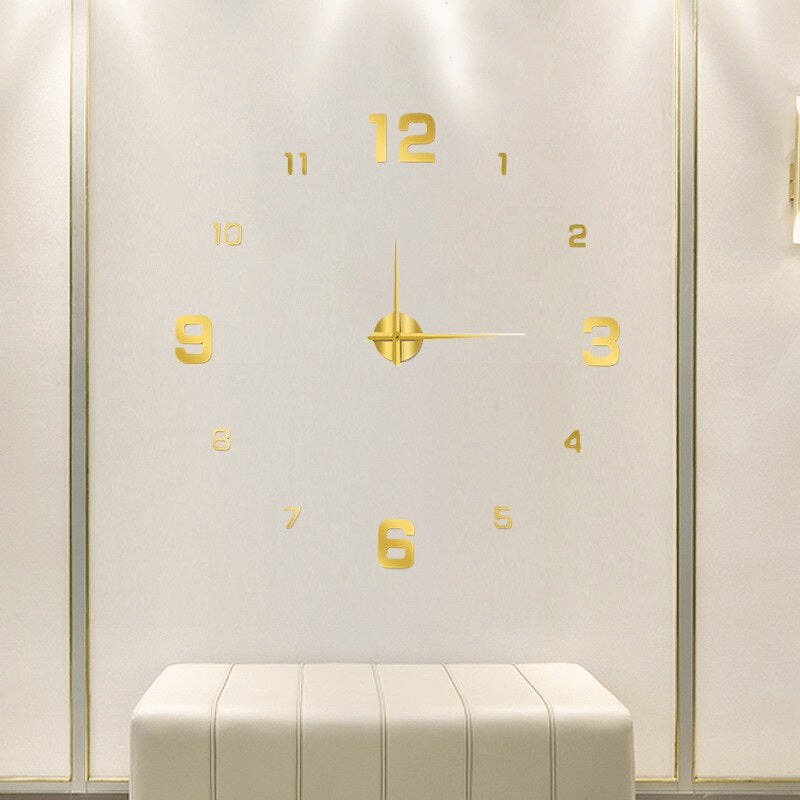 Anpassbare Moderne Wanduhr - Personalisierter Zeit Stil