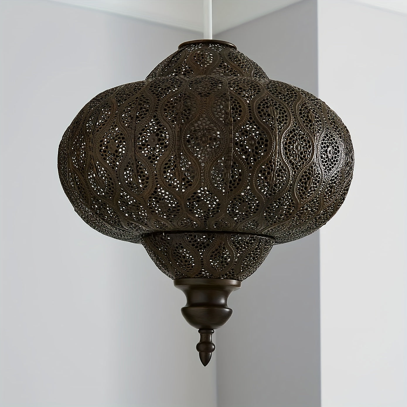 Orientalische metall hängelampe antik