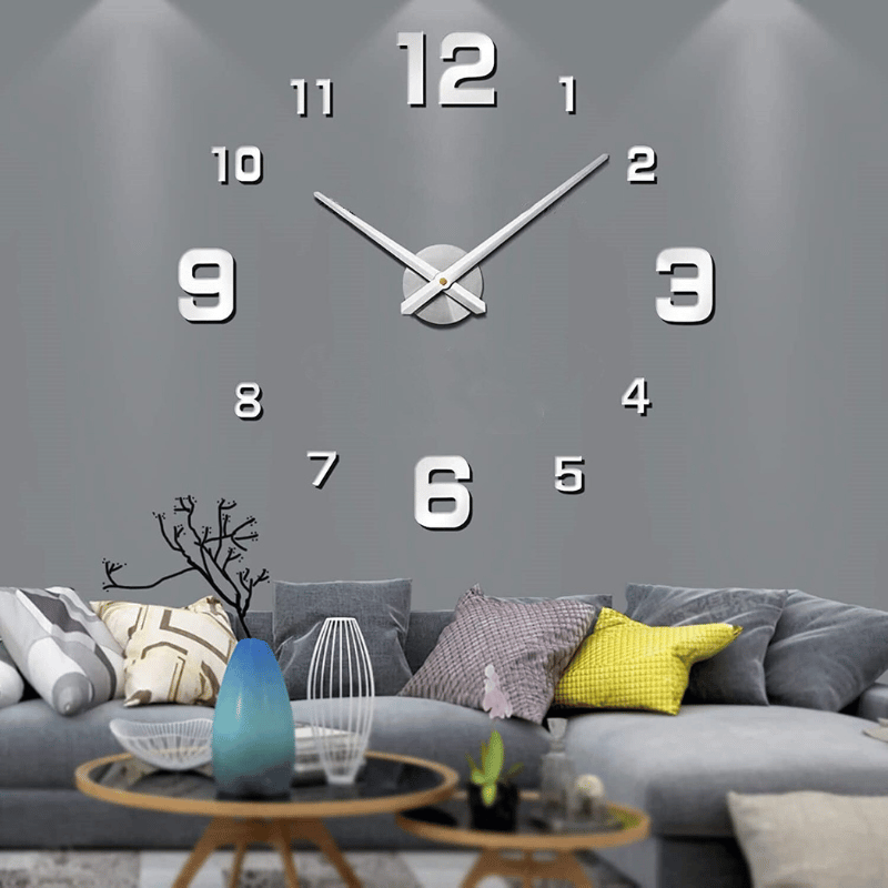 Anpassbare Moderne Wanduhr - Personalisierter Zeit Stil