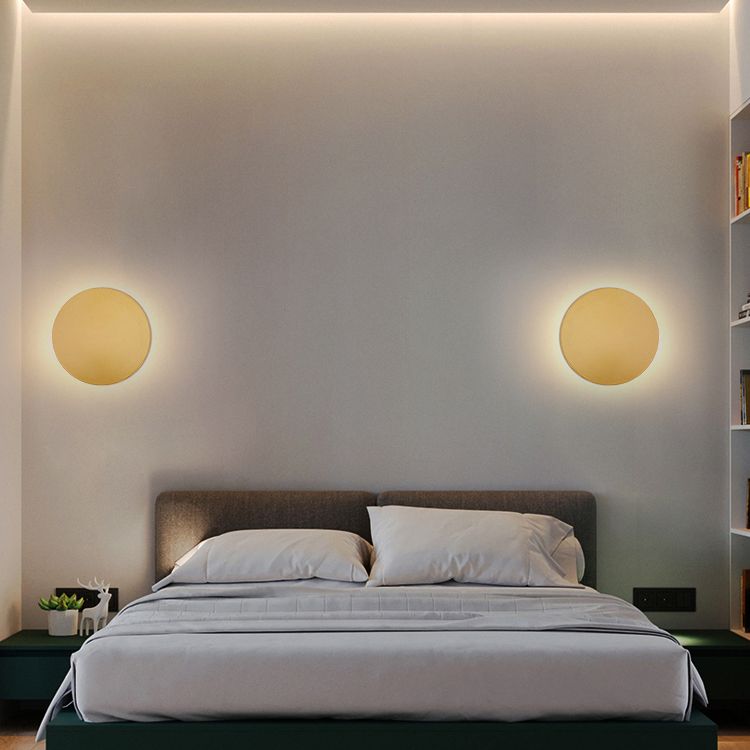 Runde moderne LED-Wandleuchte für Schlafzimmer und Wohnzimmer