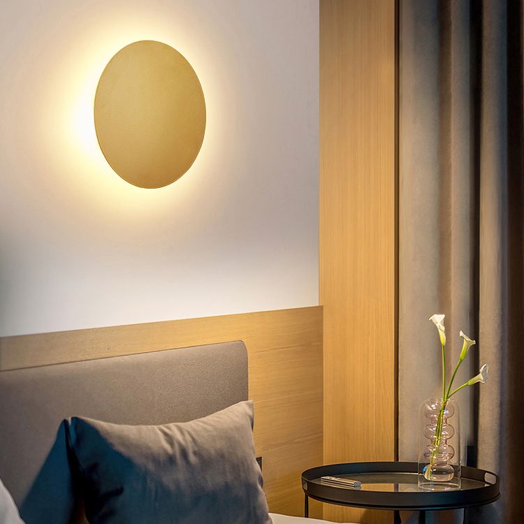 Runde moderne LED-Wandleuchte für Schlafzimmer und Wohnzimmer