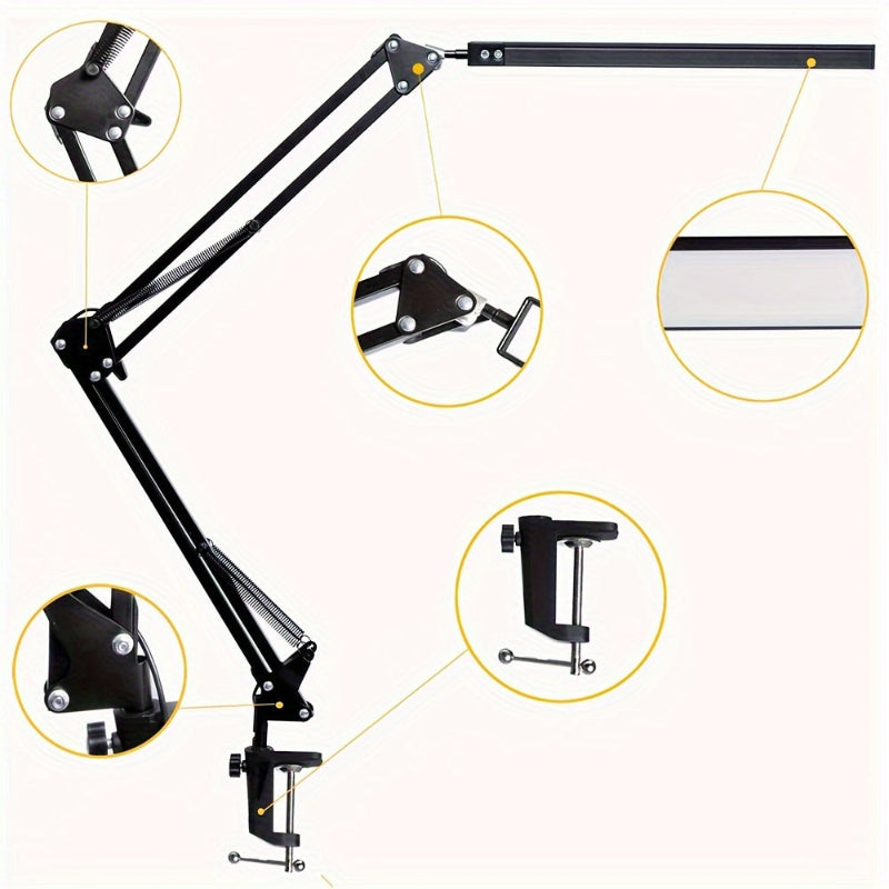 LED Klemmlampe mit Dimmer – USB-Licht mit 3-Farbwelten und 10-Stufen-Helligkeit