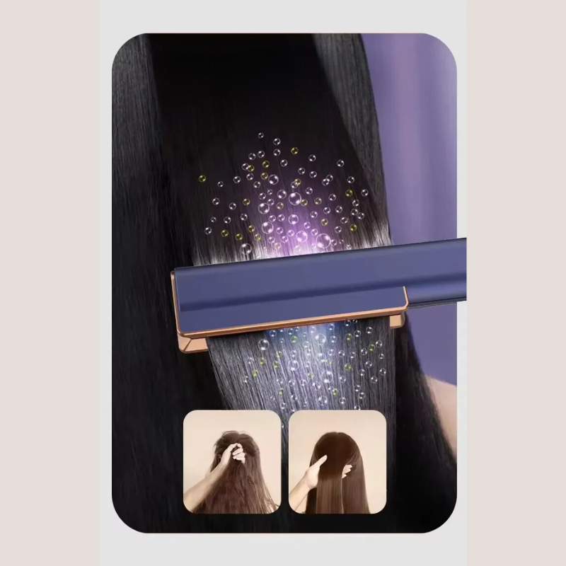 Multifunktionales 2-in-1-Haarstylinggerät für nasses und trockenes Haar mit Ionen-Technologie
