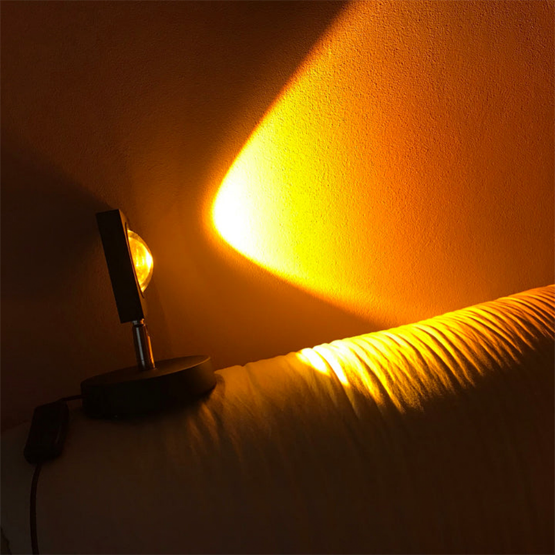 Retro Sonnenuntergang Tischlampe – Stilvolle LED-Stimmungslampe im Vintage Design