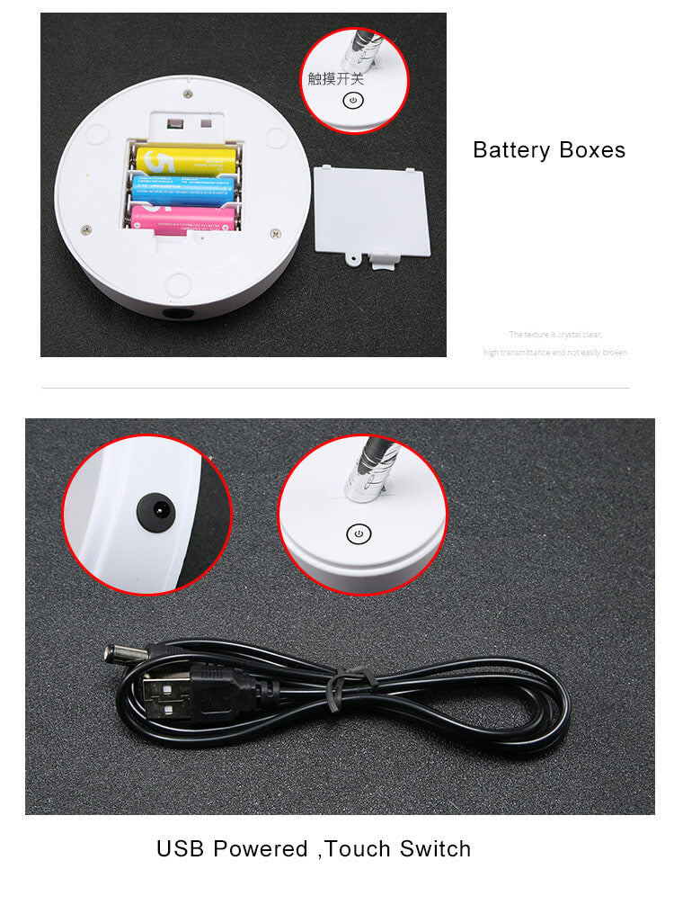 LED Tischlampe mit Kupferdraht – dimmbar & USB-aufladbar