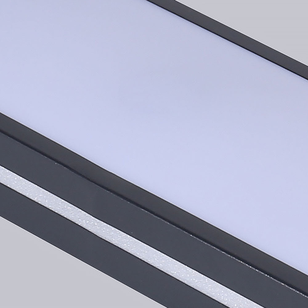 Nordische LED Deckenleuchte – länglich, dimmbar & modern