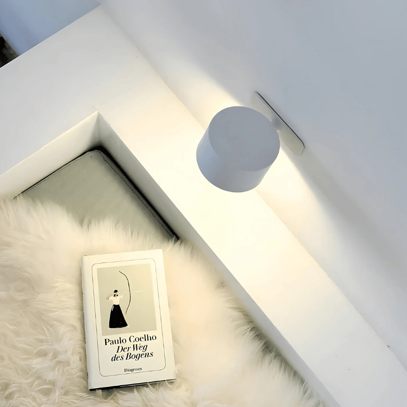 Kabellose LED-Wandlampe mit Akku & 360° Drehung