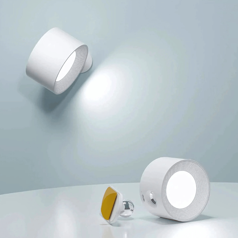 Kabellose LED-Wandlampe mit Akku & 360° Drehung
