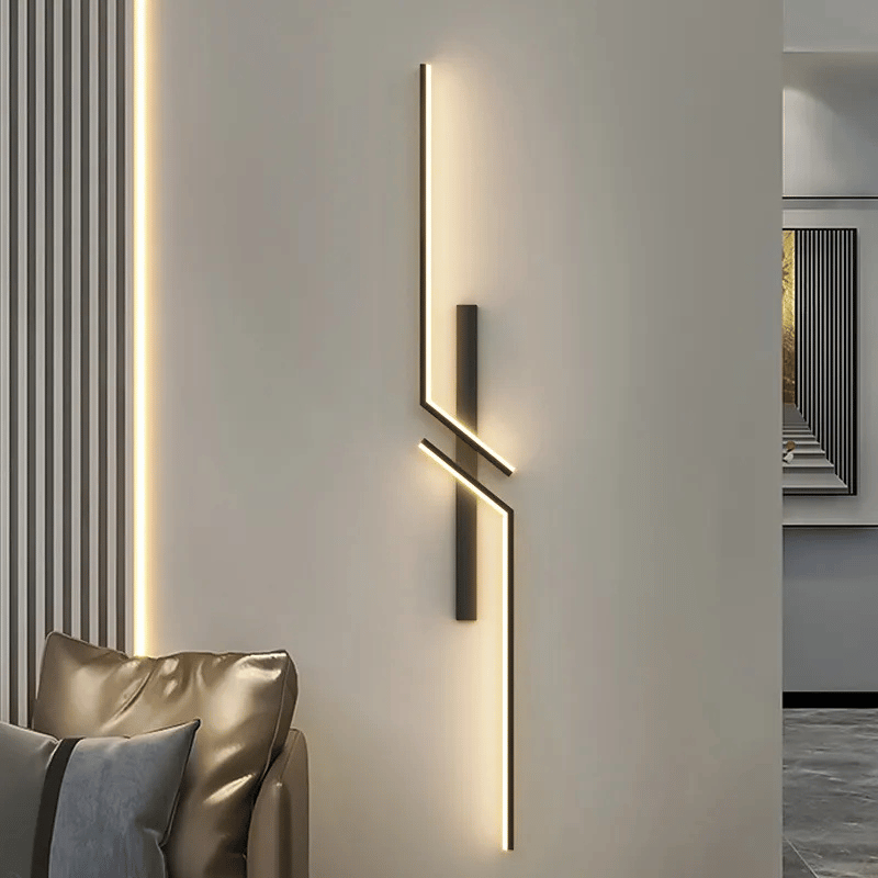 Moderne Wandleuchte mit künstlerischem Flair