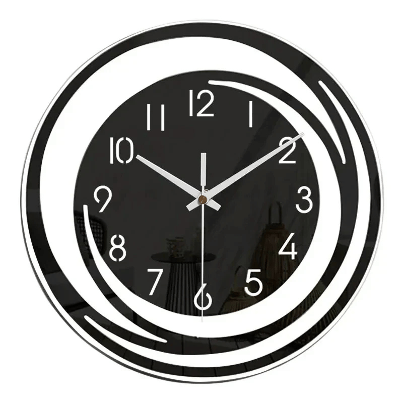 Minimalistische Geräuschlose Wanduhr - Friedlicher Wand Stil
