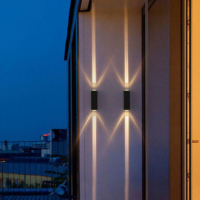 LED Außenwandleuchte rechteckig – wasserdicht, dimmbar & modern