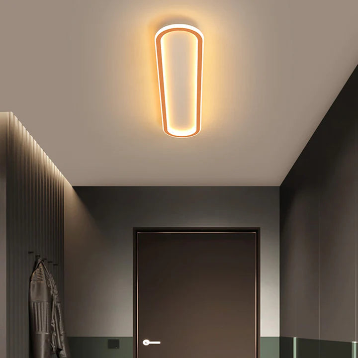 LED-Deckenleuchte oval dimmbar mit Farbwechsel – flach & modern