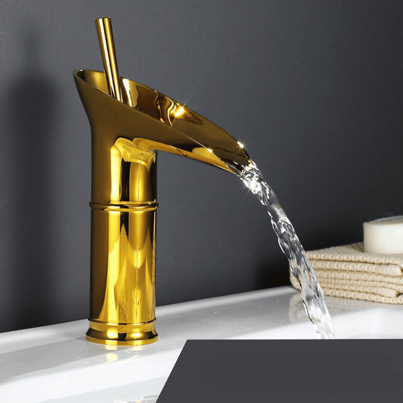 Moderne Wasserfall Waschbeckenarmatur