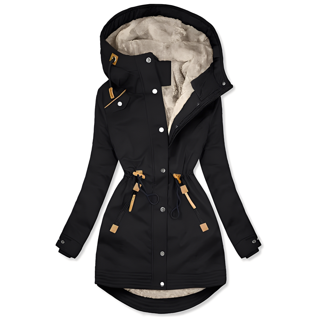 Damen Parka Wasserdicht Mit Eleganter Passform
