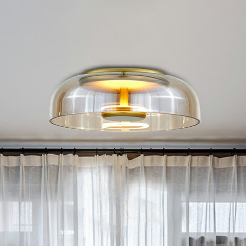 Moderne LED-Deckenleuchte mit Halbschirm-Design für Flur und Eingangsbereich