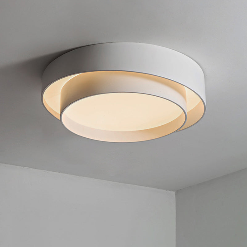 Runde LED-Deckenleuchte im nordischen Stil für Schlafzimmer und Flur