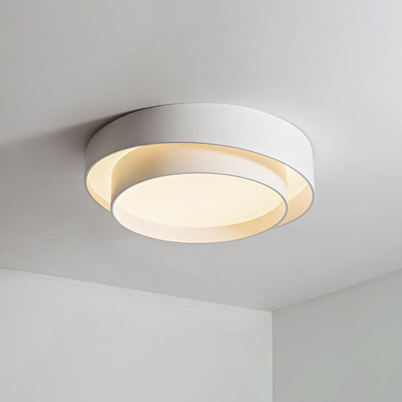 Runde LED-Deckenleuchte im nordischen Stil für Schlafzimmer und Flur