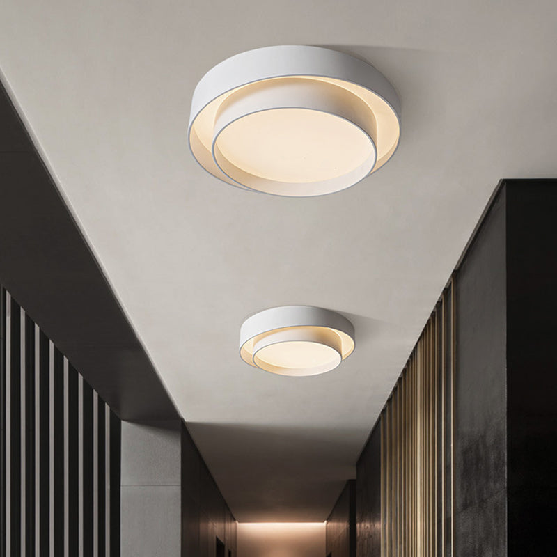 Runde LED-Deckenleuchte im nordischen Stil für Schlafzimmer und Flur