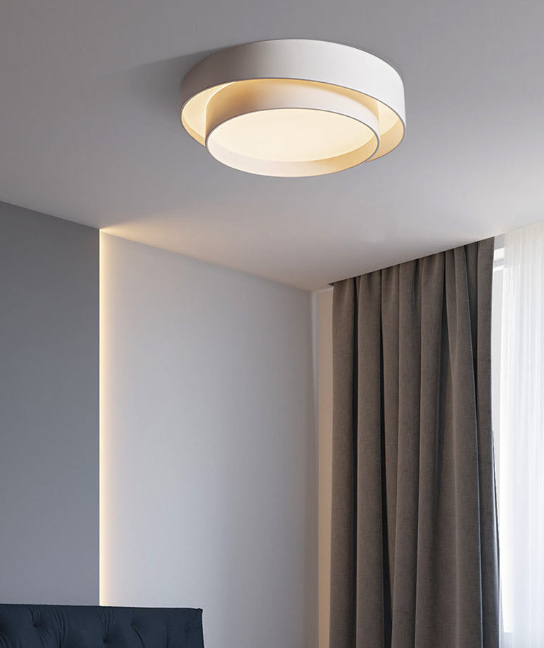 Runde LED-Deckenleuchte im nordischen Stil für Schlafzimmer und Flur