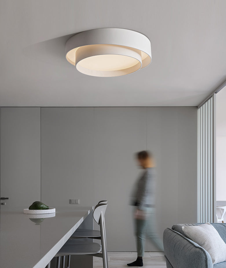 Runde LED-Deckenleuchte im nordischen Stil für Schlafzimmer und Flur