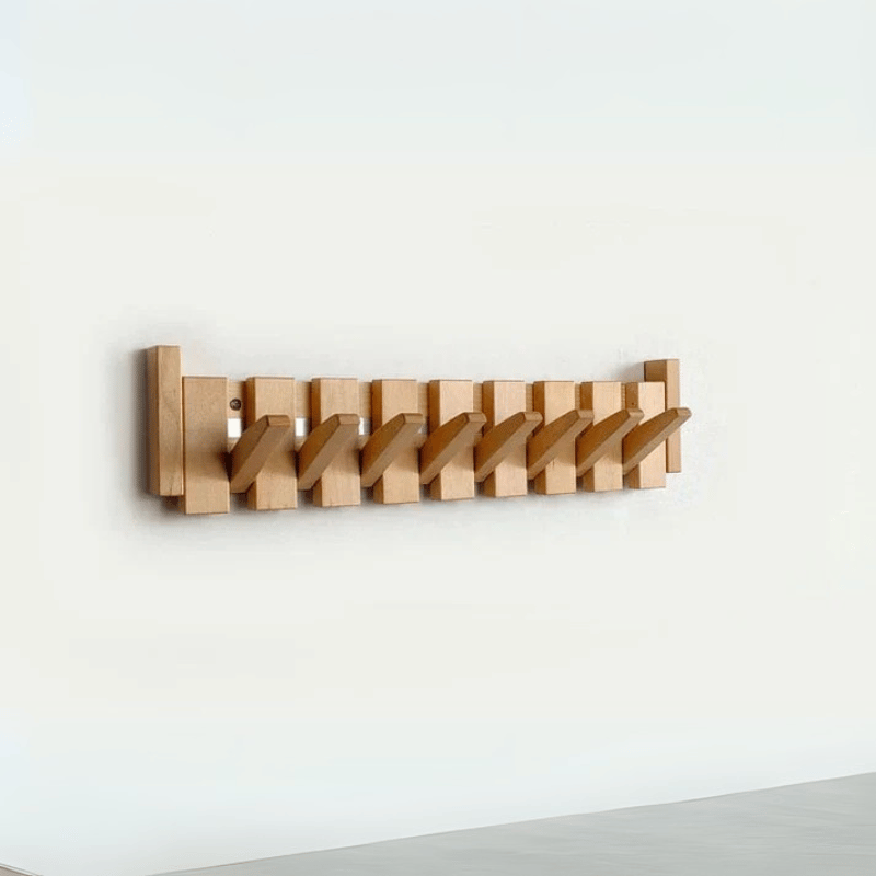 Wandhaken aus Holz - Stilvoller Kleiderhaken im Klavierdesign für Flur, Büro und Schlafzimmer