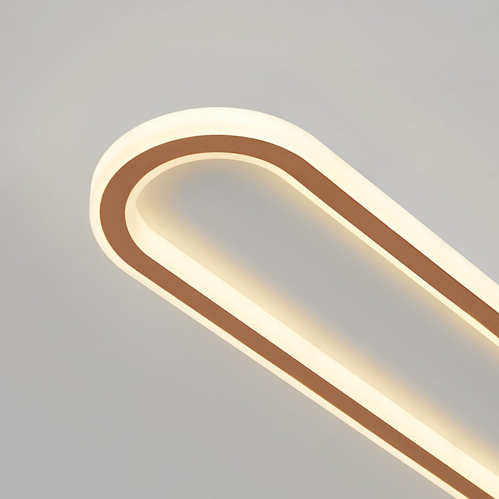 LED-Deckenleuchte oval dimmbar mit Farbwechsel – flach & modern