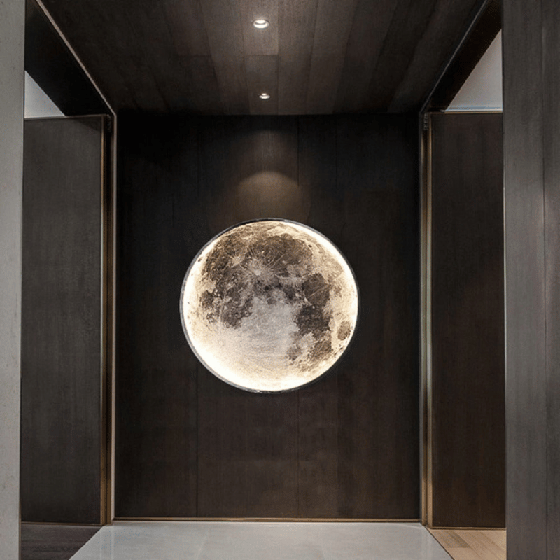 Stimmungsvolle 3D LED Mond- und Erdleuchte für Wand und Decke