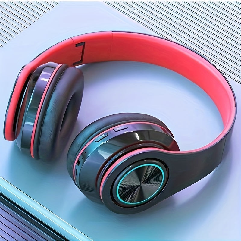 Kopfbügel-Kopfhörer mit Mikrofon, Kartensteckplatz und kabellosem Bluetooth-Modus