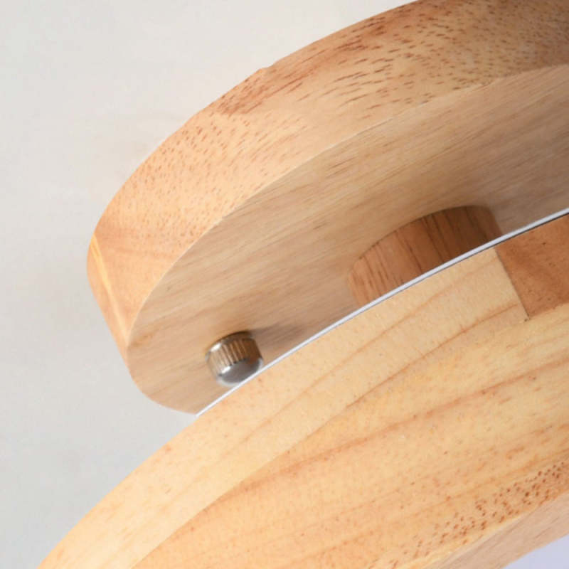 Holzrahmen LED Deckenleuchte - Natürliche Licht Atmosphäre