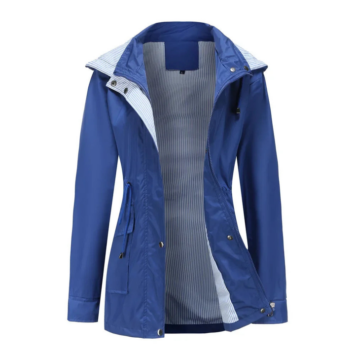 Damen Regenjacke Mit Klassischem Design