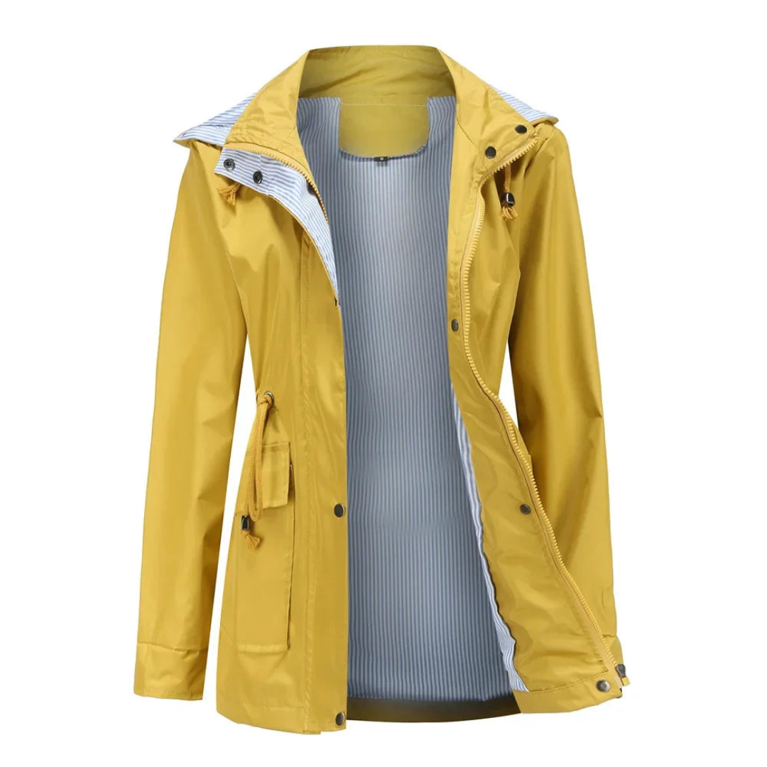 Damen Regenjacke Mit Klassischem Design