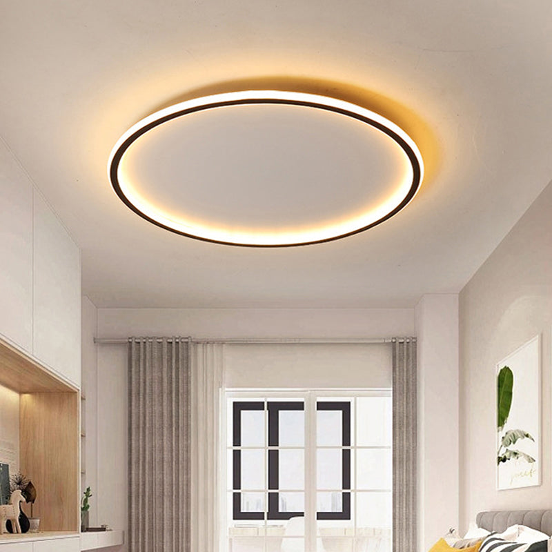 Moderne LED-Deckenleuchte im nordischen Stil mit Fernbedienung und Dimmfunktion