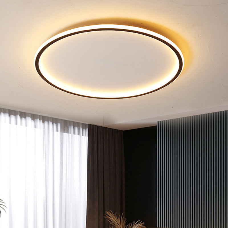 Moderne LED-Deckenleuchte im nordischen Stil mit Fernbedienung und Dimmfunktion