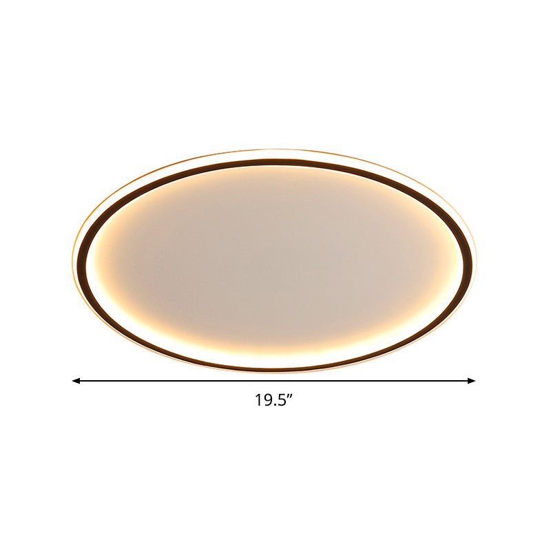 Moderne LED-Deckenleuchte im nordischen Stil mit Fernbedienung und Dimmfunktion