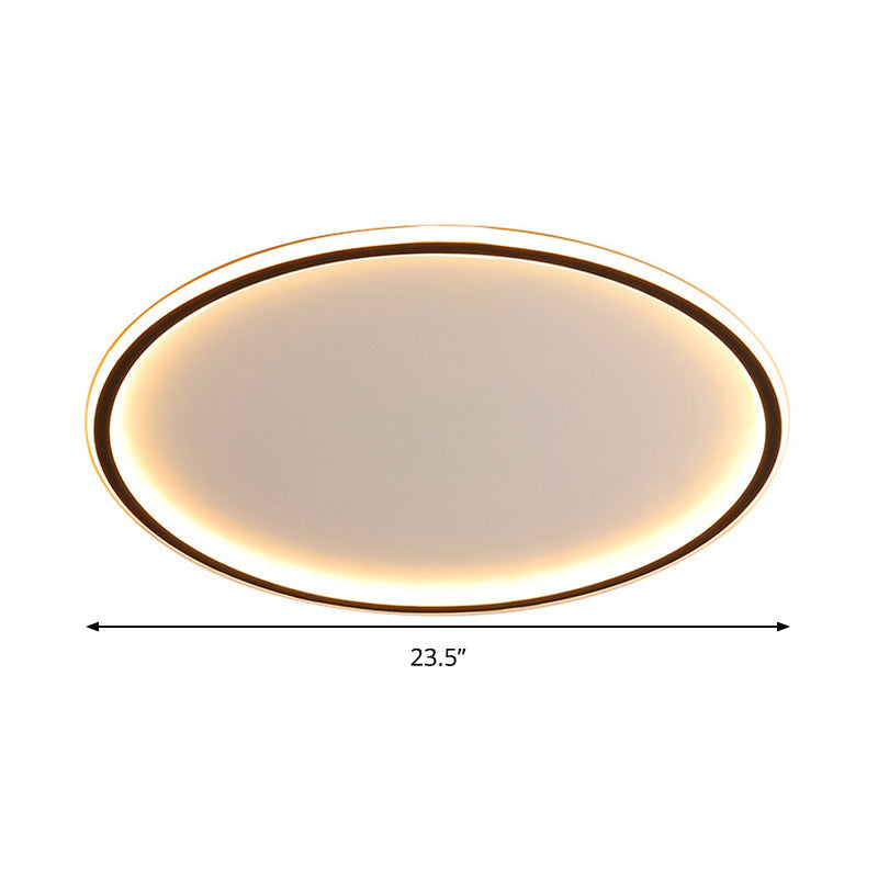 Moderne LED-Deckenleuchte im nordischen Stil mit Fernbedienung und Dimmfunktion