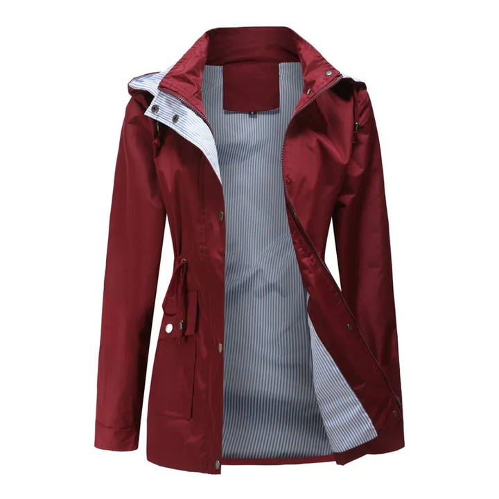 Damen Regenjacke Mit Klassischem Design