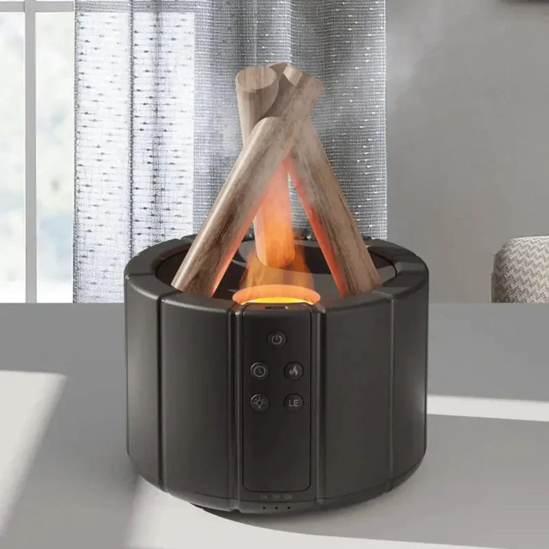 Ultraschall Diffuser Mit Kaminfeuer LED Effekt