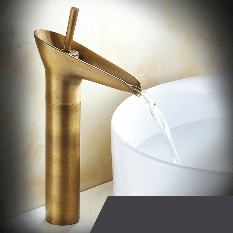 Moderne Wasserfall Waschbeckenarmatur