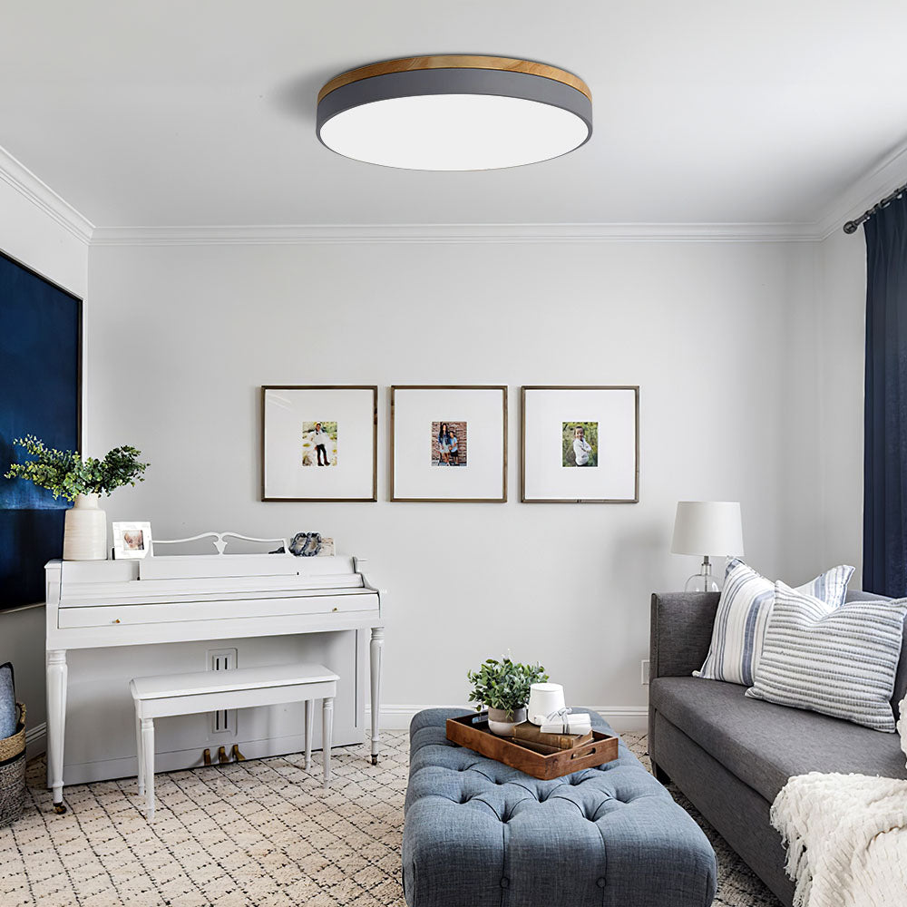 Moderne LED Deckenleuchte mit rundem Design für Wohnzimmer und Schlafzimmer