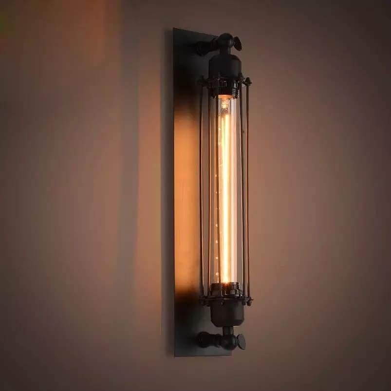 Vintage Wandleuchte im Industrie-Stil für Wohnzimmer, Flur oder Barbereich