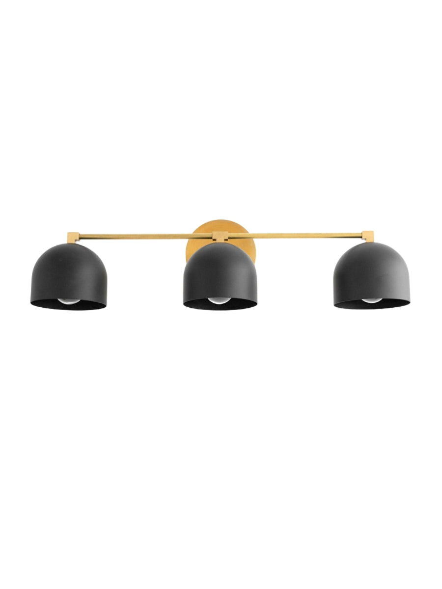 Mid Century Wandleuchte – Messing Badspiegel Lampe im Retro-Stil