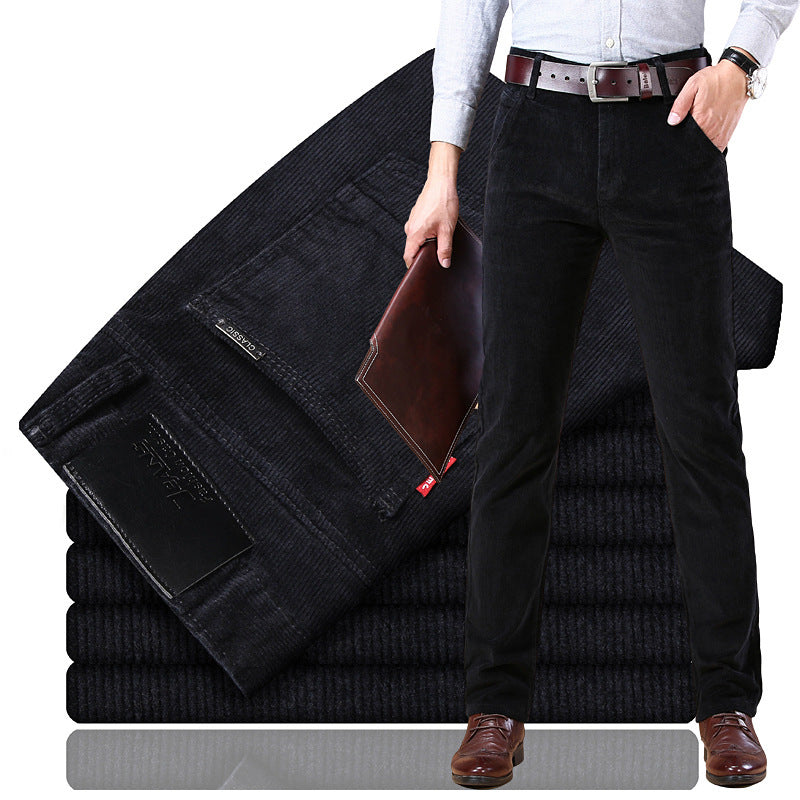 Herren Cordhose Mit Retro Design