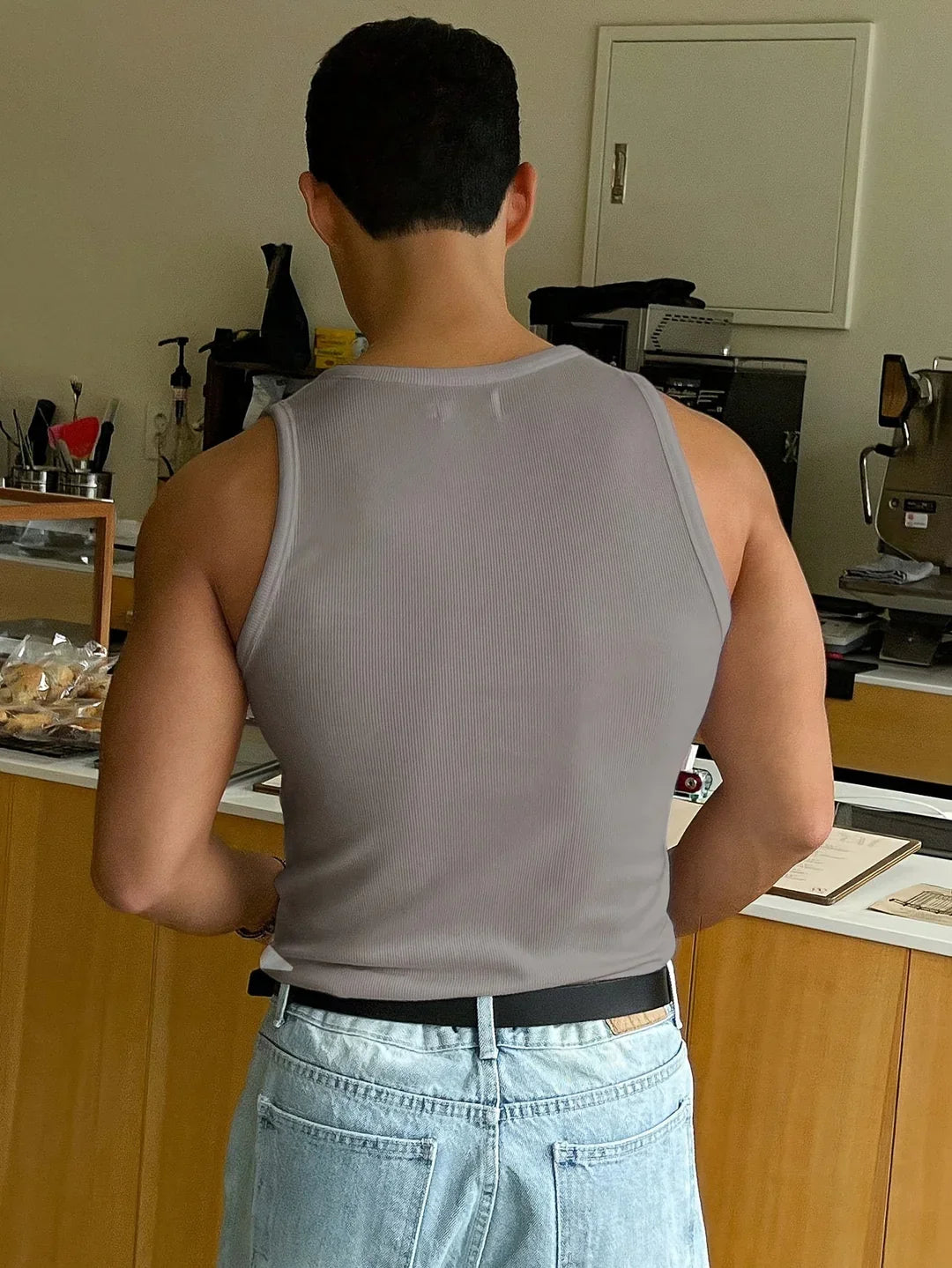 Herren Tanktop Mit Atmungsaktivem Design
