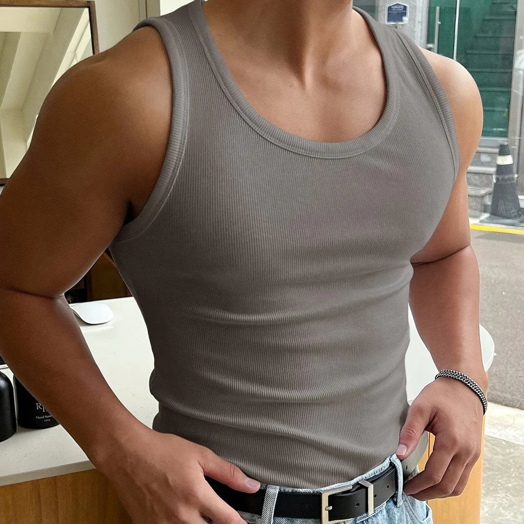 Herren Tanktop Mit Atmungsaktivem Design